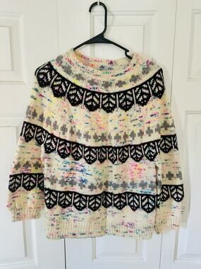 Hand Knit Sweater Medium